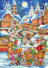 Greeting Card Advent Calendar Elves