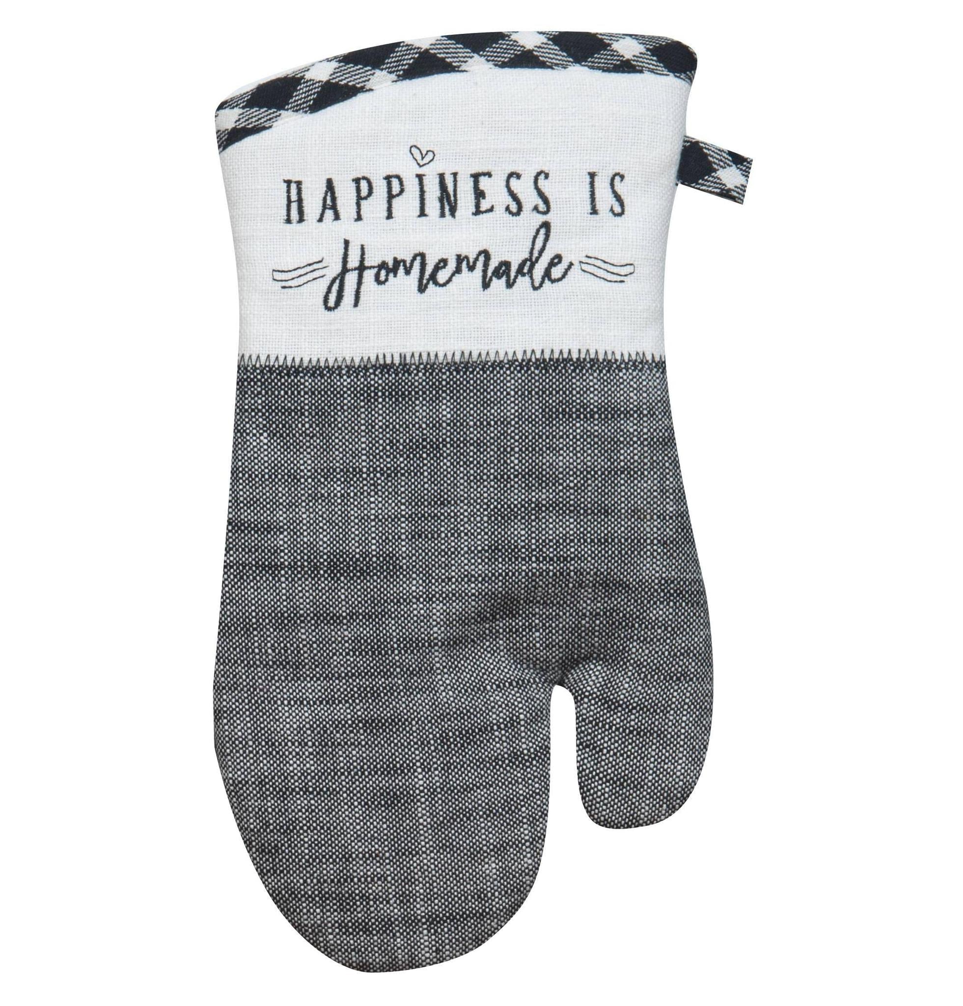 Embroidered Oven Mitt | Happiness is Homemade
