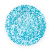 Enamelware Splatter Dinner Plate | Turquois & White