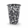 Enamelware Splatter Tumbler | Black & White