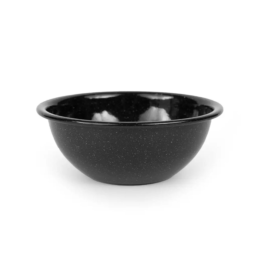 Enamelware Stinson Speckled Cereal Bowl | Black