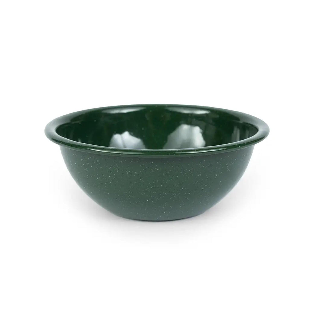 Enamelware Stinson Speckled Cereal Bowl | Forest Green