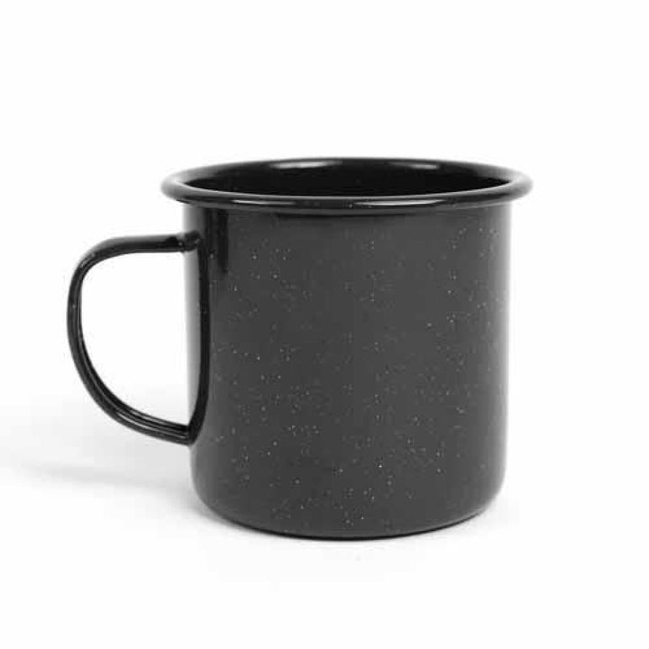 Enamelware Stinson Speckled Mug | Black