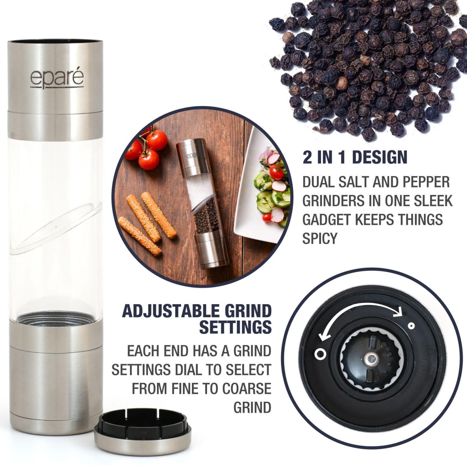 The New Acrylic Grinder Spices Salt Pepper Manual Grinders Mill