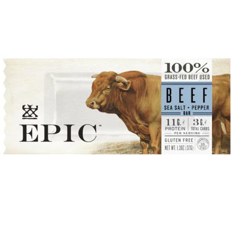 Epic Provisions |Beef Sea Salt and Pepper Bar