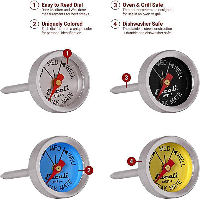 Escali Easy Read Steak Thermometers