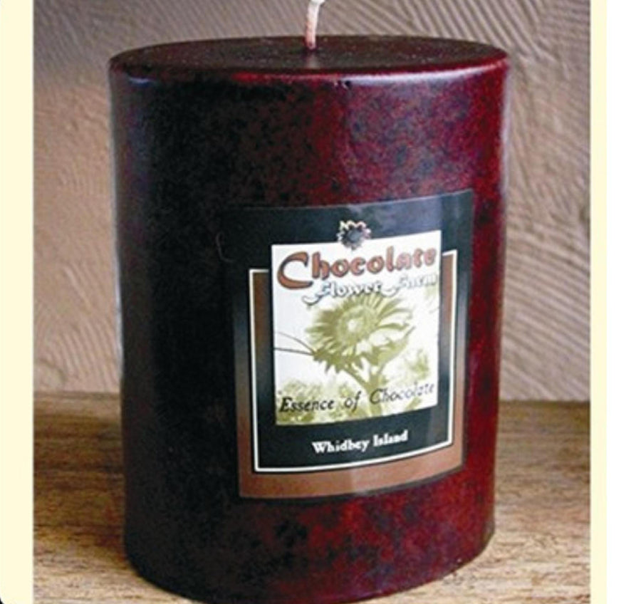Essence of Chocolate Oval Pillar Candle