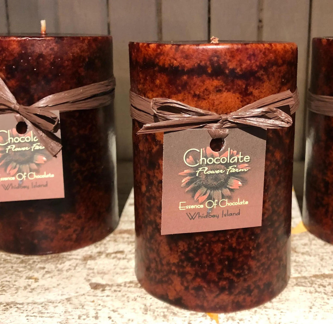 Essence of Chocolate Pillar Candle