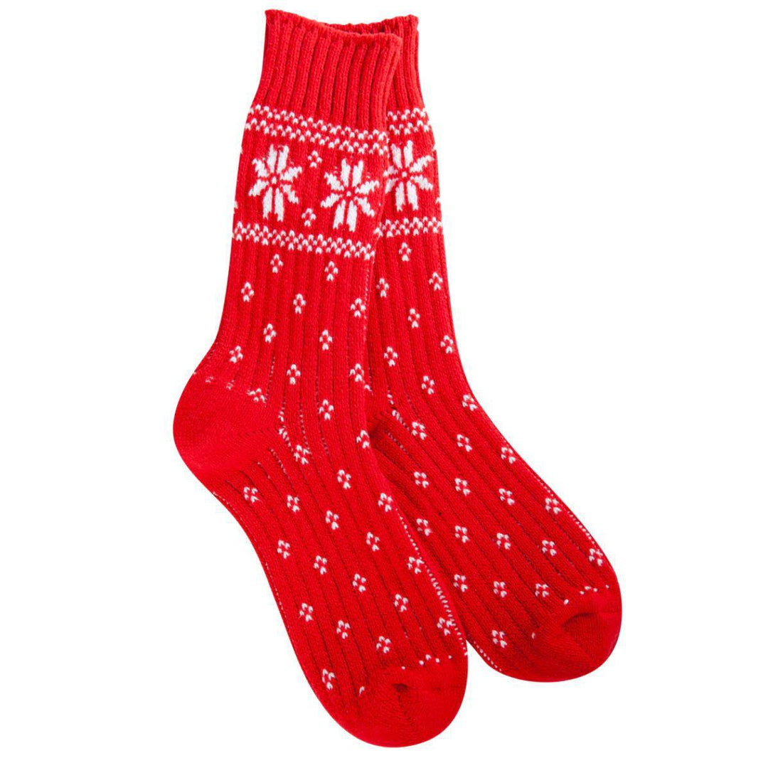 Wolrd's Softest Socks | Holiday Sweater Crew Faire Isle