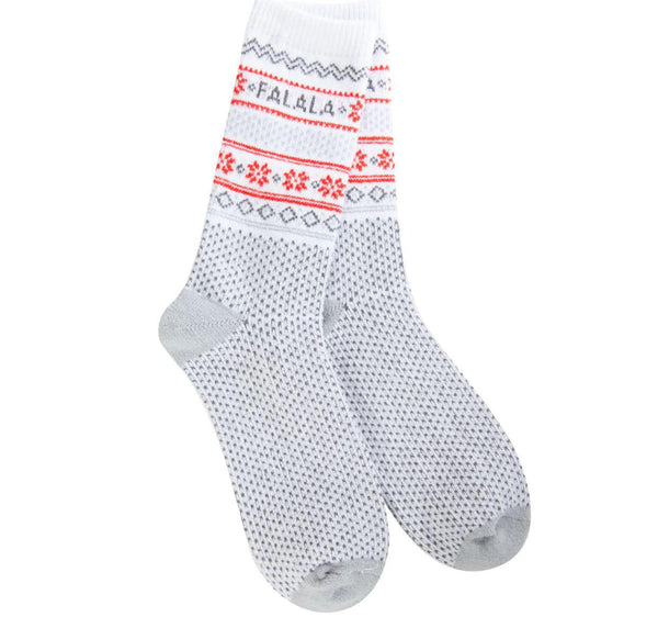 Wolrd's Softest Socks | Holiday Mini Crew Falala