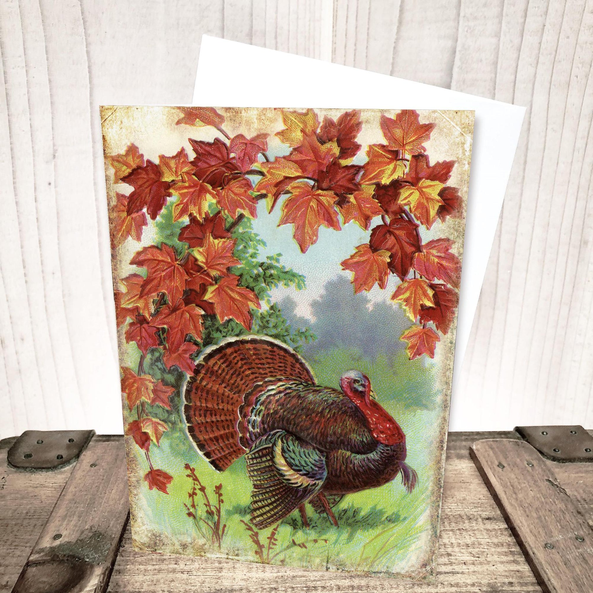 Fall Turkey Thanksgiving Card by Yesterday's Best