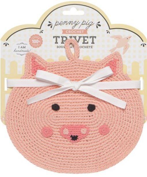 Farm Animal Crochet Trivets