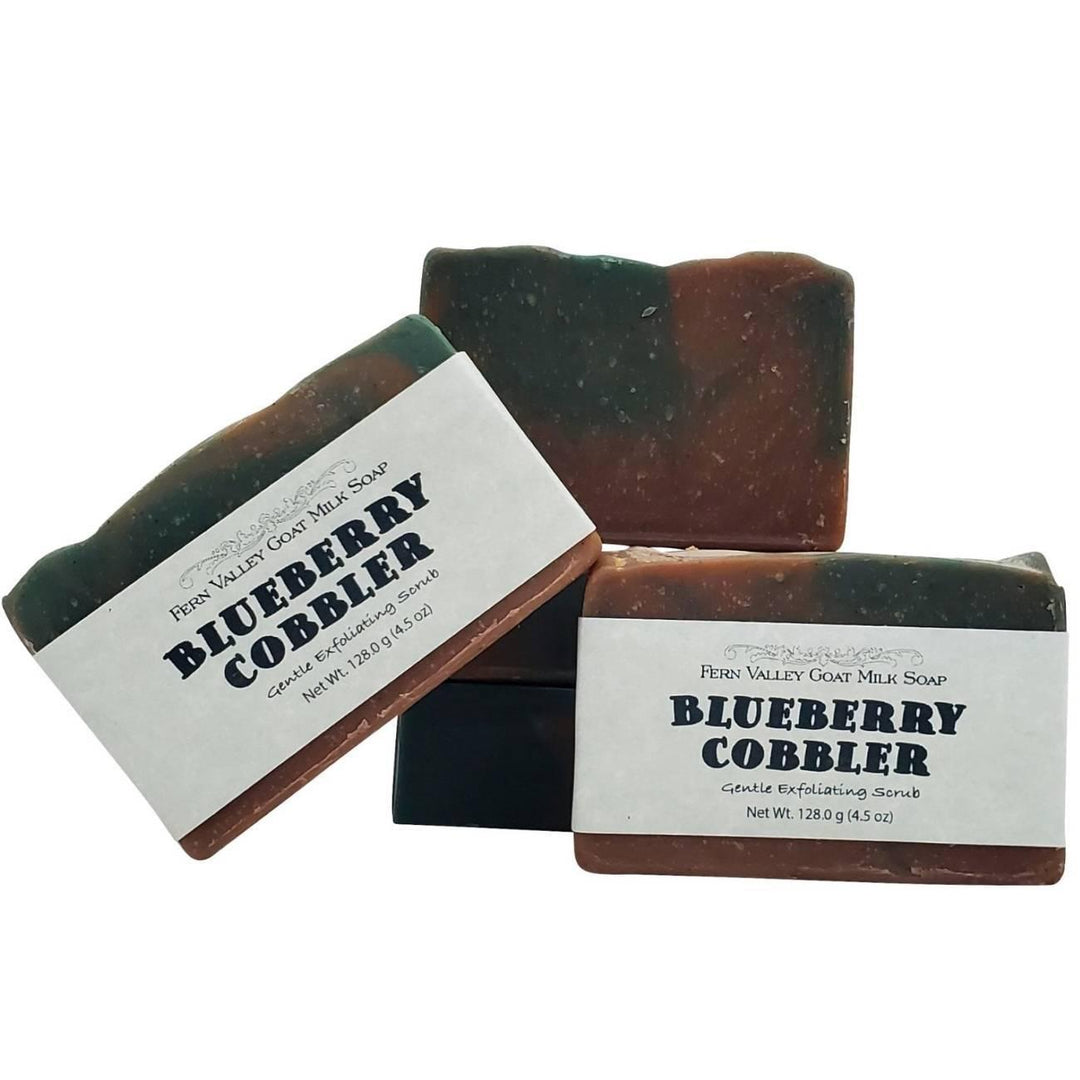 Fern Valley Goat Milk Exfoliating Soap | Blueberry Cobbler