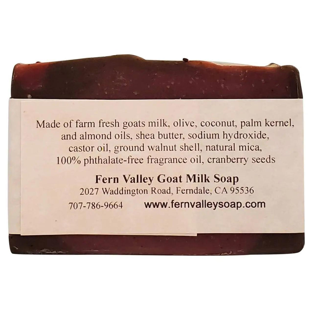 Fern Valley Goat Milk Exfoliating Soap | Raspberry Truffle