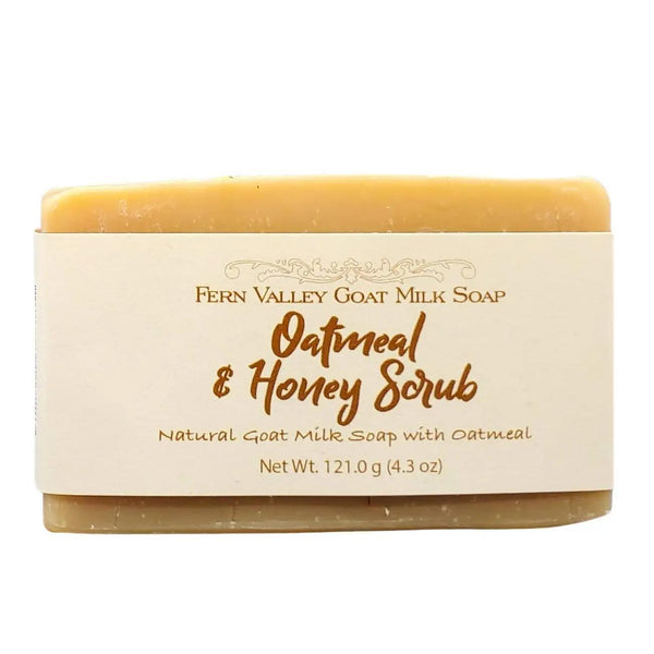 Fern Valley Goat Milk Soap | Oatmeal & Honey Scrub