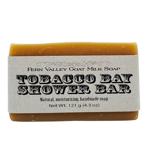 Fern Valley Goat Milk Soap Shower Bar | Tobacco Bay