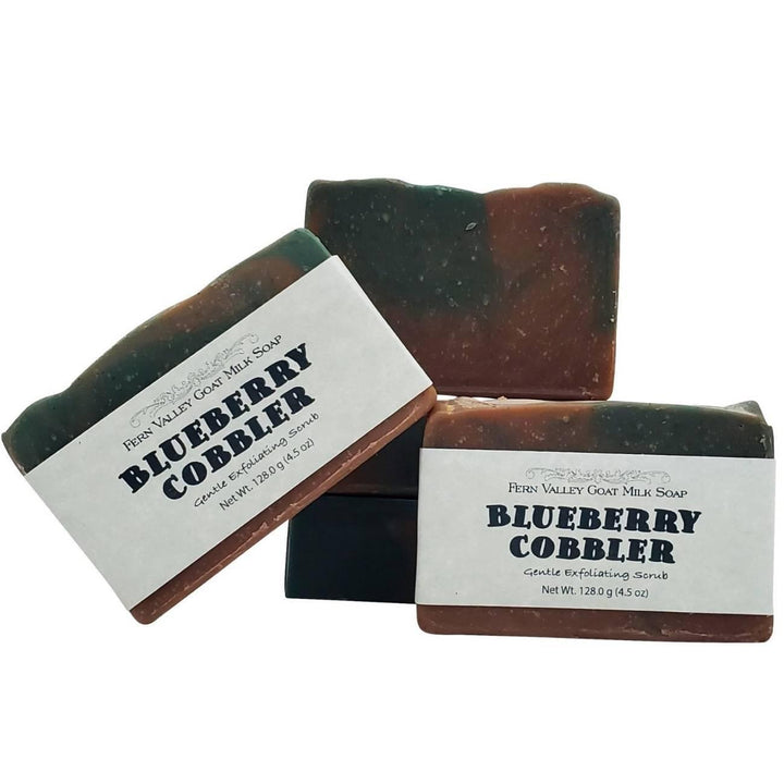 Fern Valley Natural Goat Milk Exfoliating Soap Blueberry Cobbler