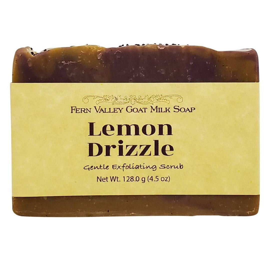 Fern Valley Natural Goat Milk Exfoliating Soap Lemon Drizzle