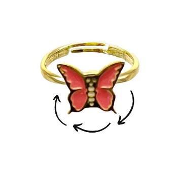 Fidget Spinner Ring | Butterfly