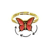 Fidget Spinner Ring | Butterfly