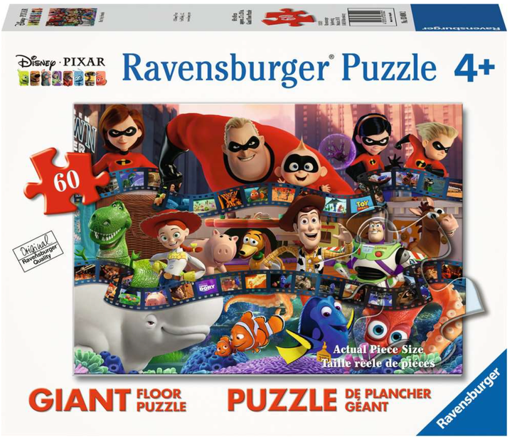 Filmstrip Friends 60 piece Giant Floor Puzzle by Ravensburger