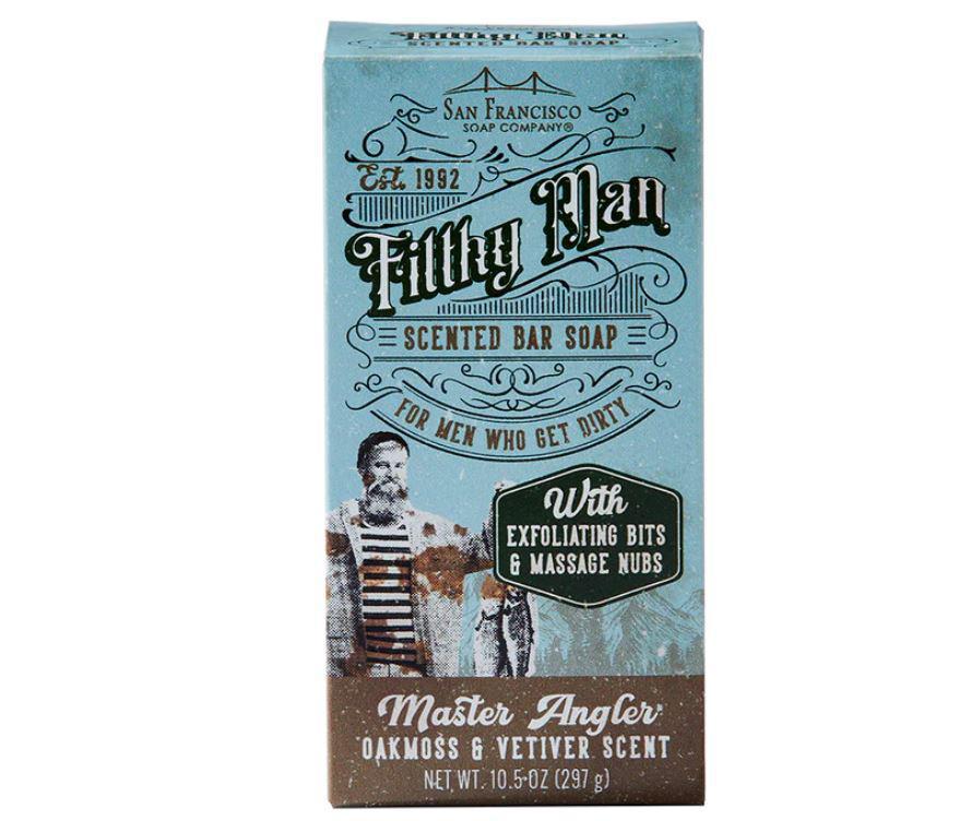 Filthy Man Scented Bar Soap | MASTER ANGLER Oakmoss & Vetiver