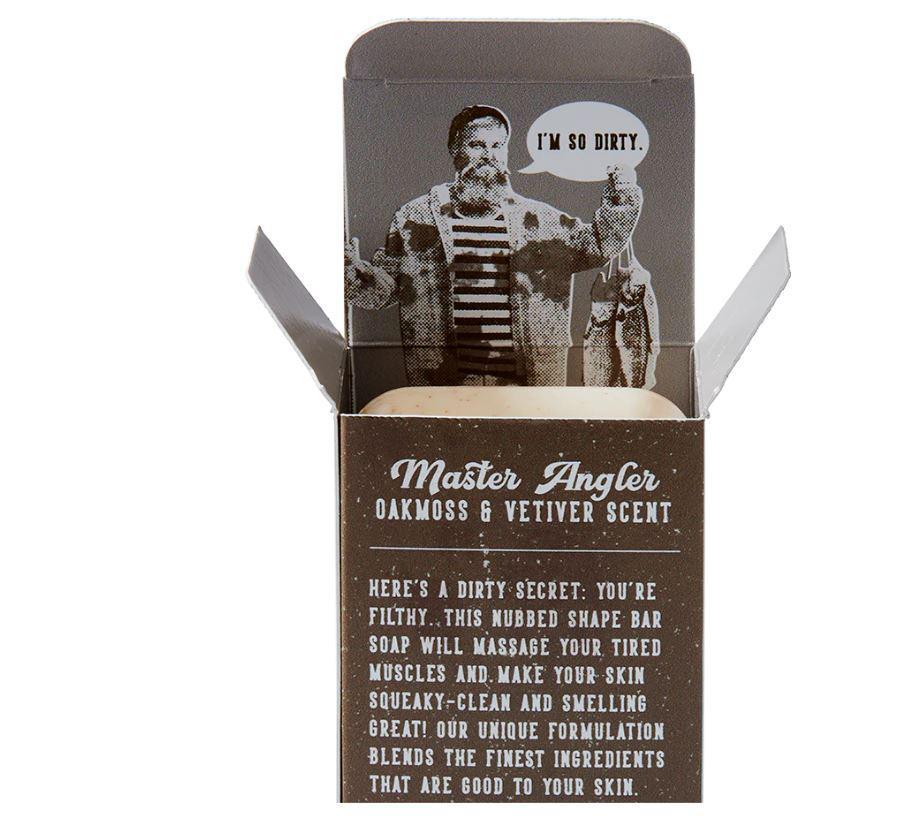 Filthy Man Scented Bar Soap | MASTER ANGLER Oakmoss & Vetiver