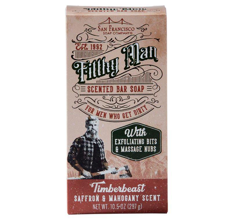 Filthy Man Scented Bar Soap | TIMBERBEAST Saffron & Mahogany