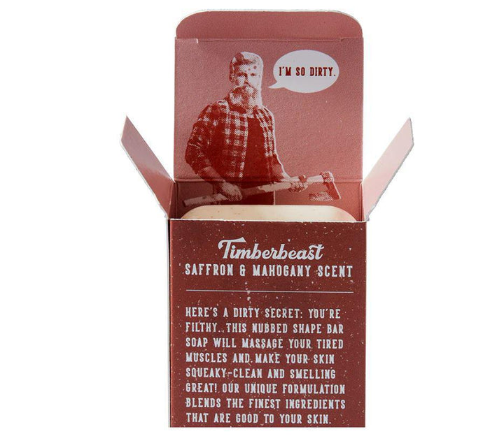 Filthy Man Scented Bar Soap | TIMBERBEAST Saffron & Mahogany