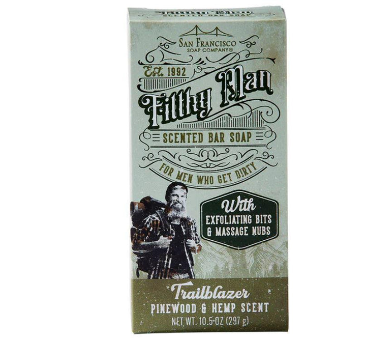 Filthy Man Scented Bar Soap | TRAILBLAZER Pinewood & Hemp