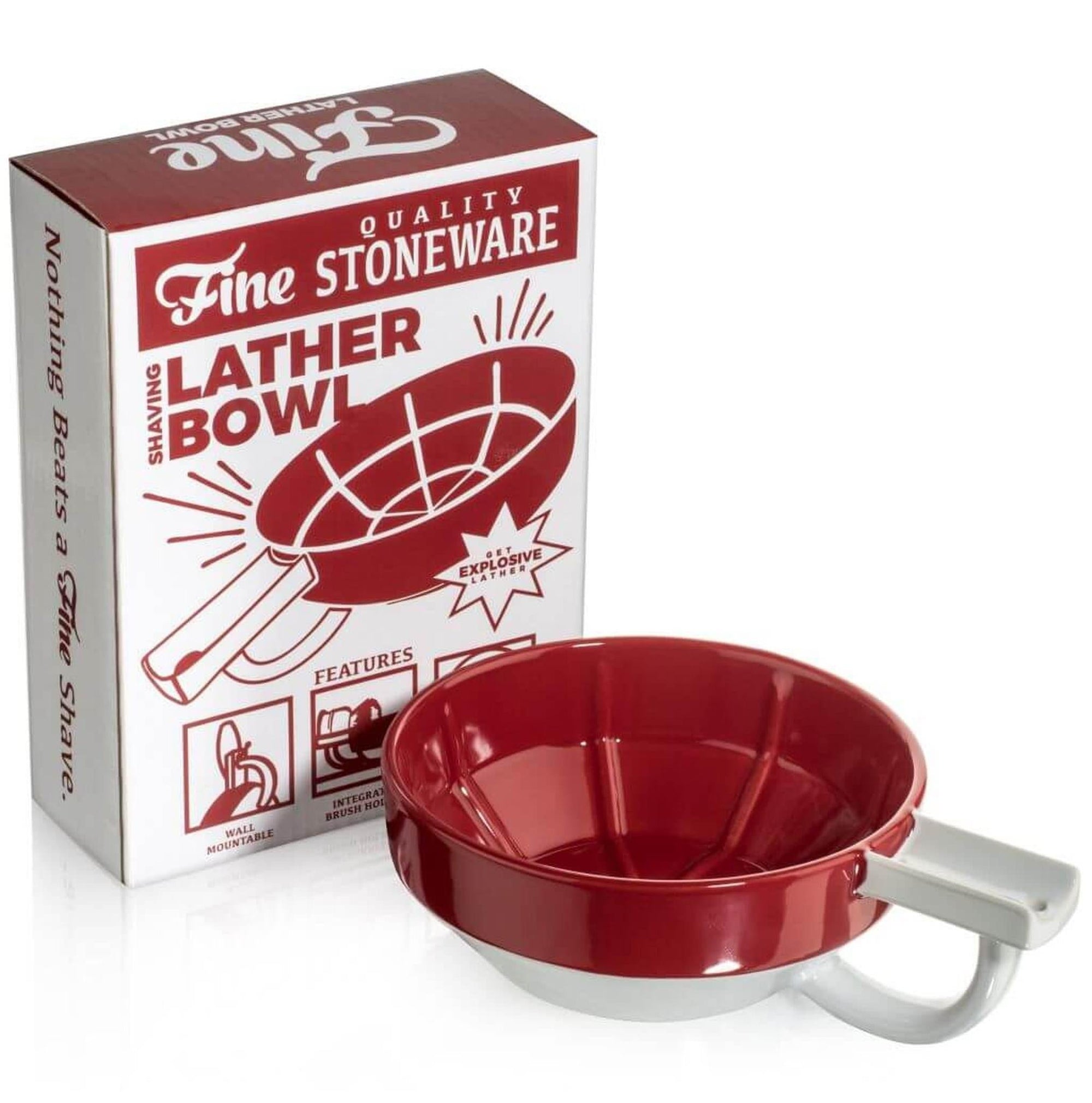 Fine Stoneware Shaving Lather Bowl