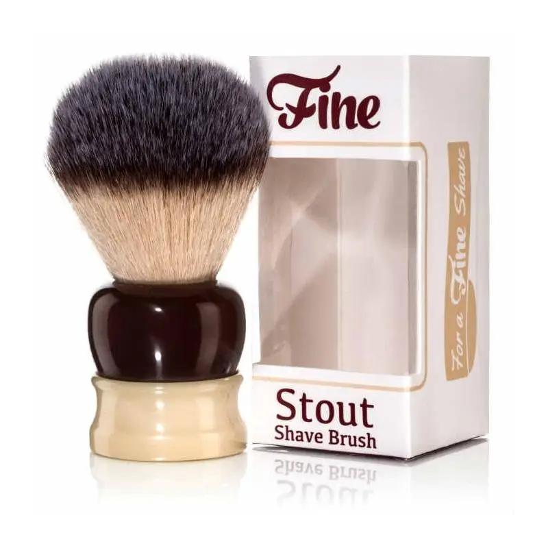 Fine Stout Shave Brush | Crimson & Ivory