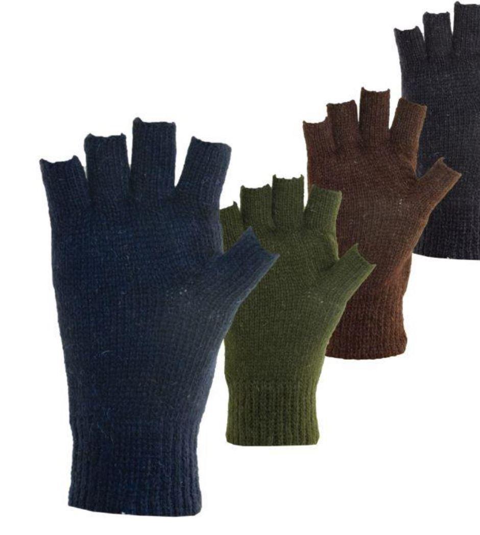 Fingerless Ragg Wool Glove with Fleece Lining, Thinsulate™ Insulation | Yukon