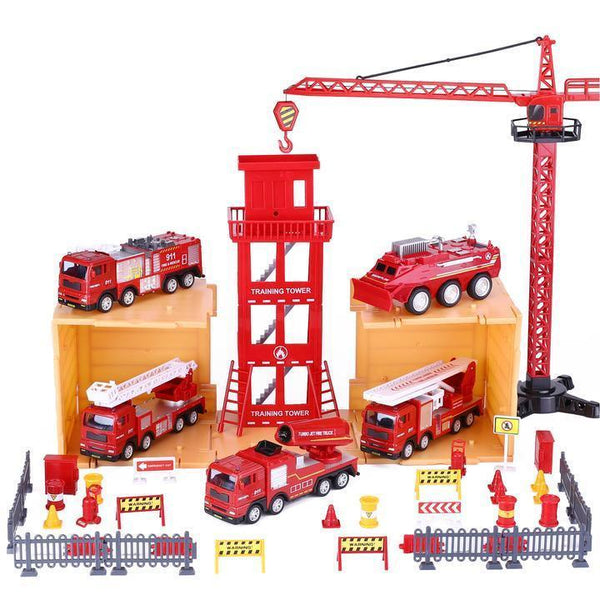 Fire Truck Rescue Play Set