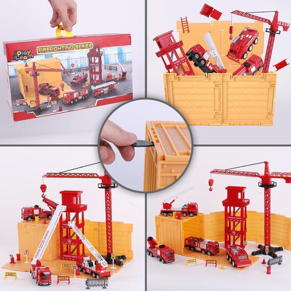 Fire Truck Rescue Play Set