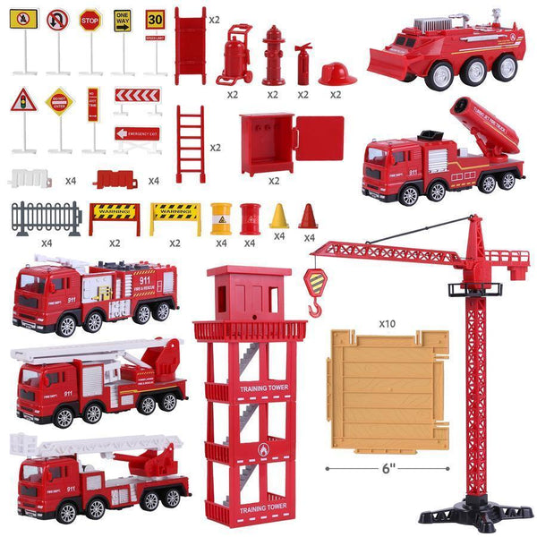 Fire Truck Rescue Play Set