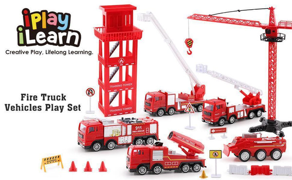 Fire Truck Rescue Play Set