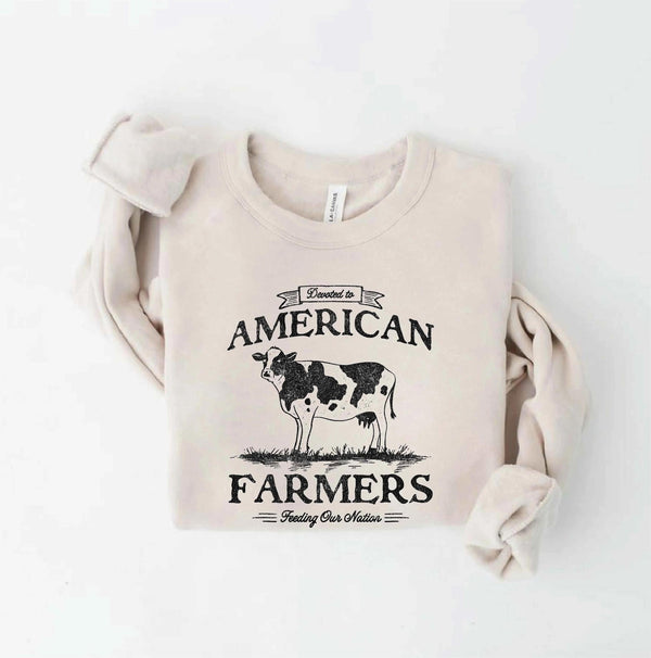 Fleece Pullover | Devoted to American Farmers