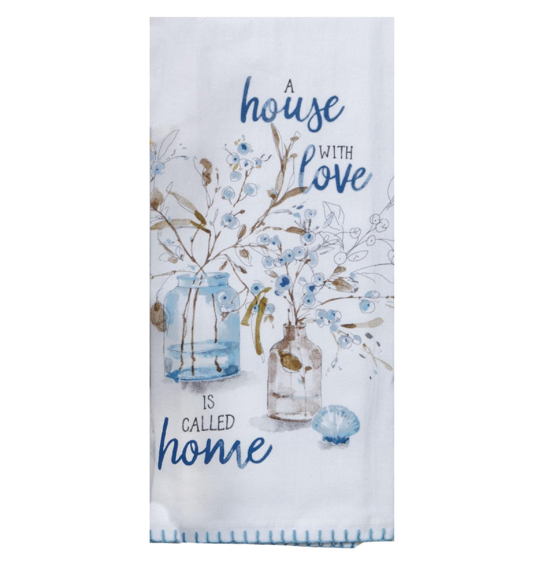 Flour Sack Towel | A House with Love is Called a Home