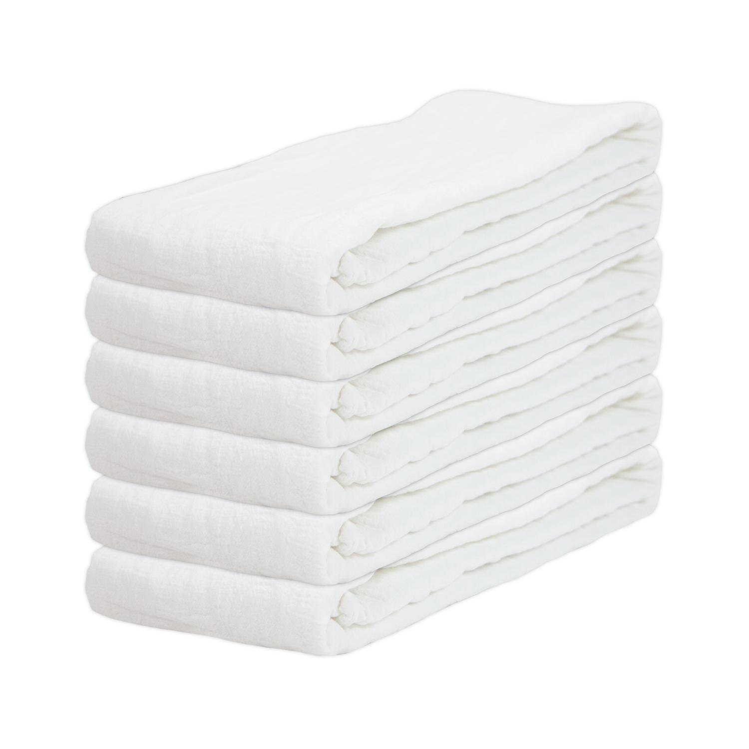 100% Cotton Flour Sack Towels, Made in the USA