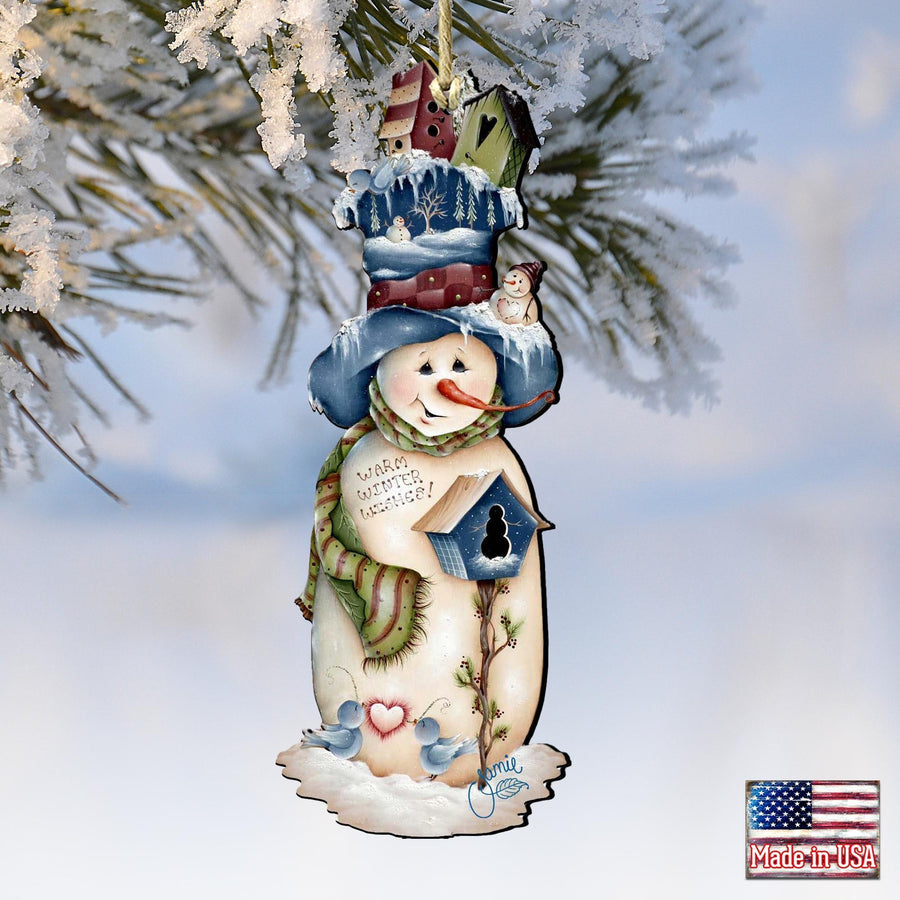 Freezing Frank Snowman Keepsake Decorative Christmas Ornament