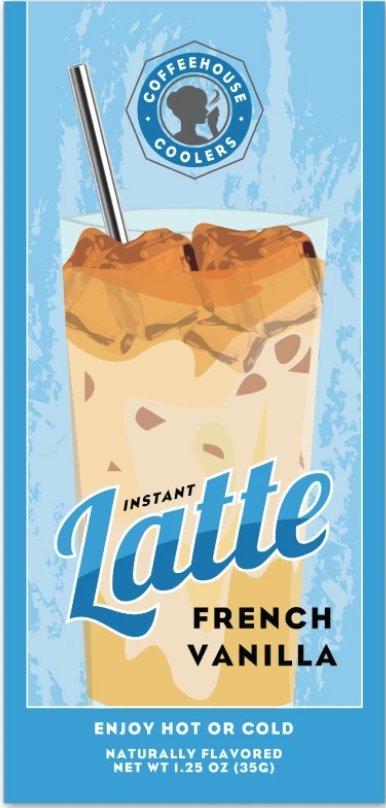 French Vanilla Latte Coffeehouse Coolers Hot or Cold Mix