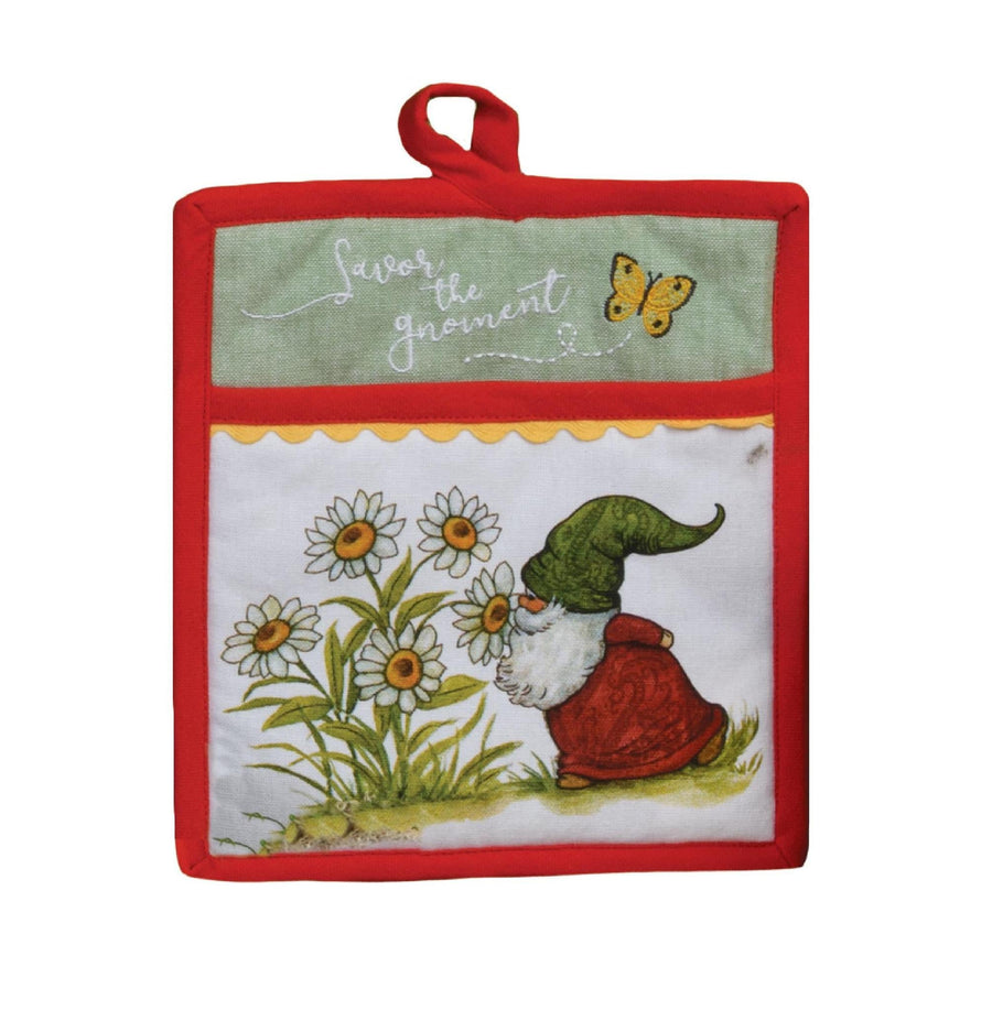Garden Gnome Pocket Oven Mitt