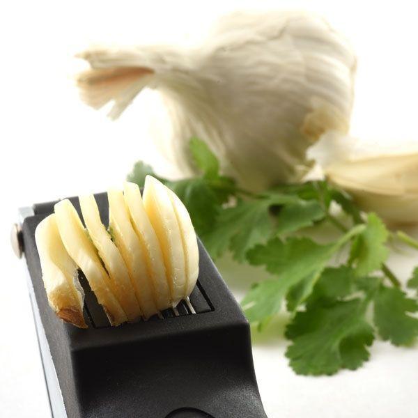 Garlic Press Slicer with Cleaner