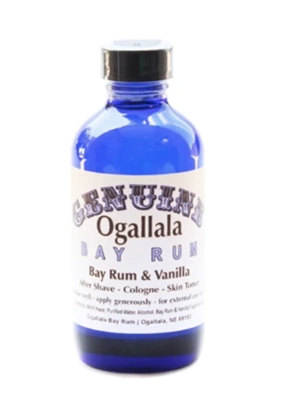 Genuine Ogallala Bay Rum After Shave & Skin Toner 8 oz