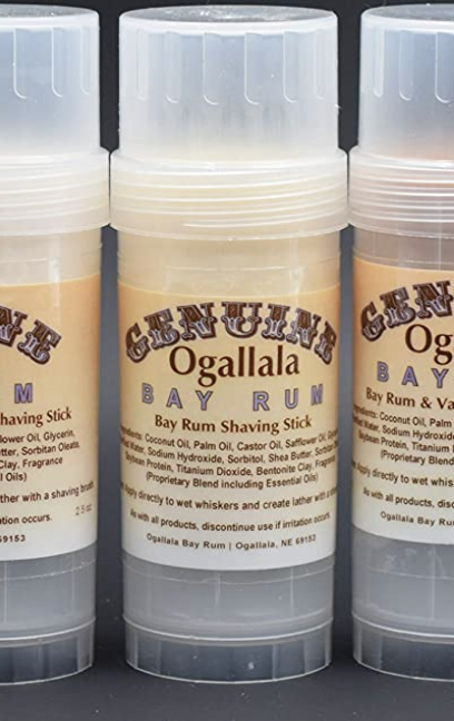 Genuine Ogallala Bay Rum Shaving Stick
