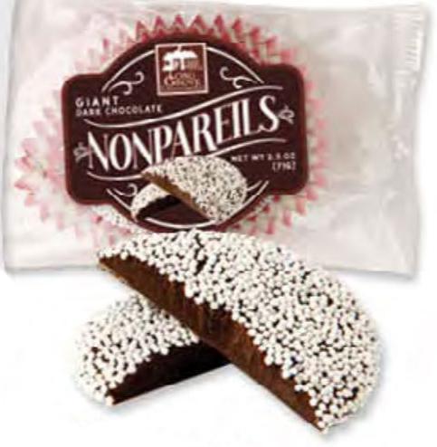 Giant Dark Chocolate Nonpareils