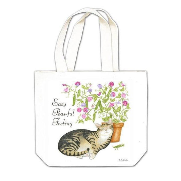 Gift Tote | Easy Peas-ful Cat