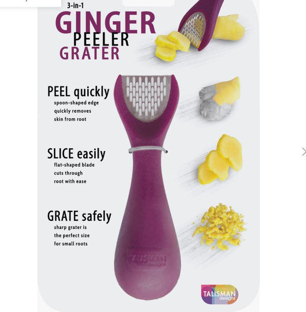 Ginger Peeler Grater 3-in-1