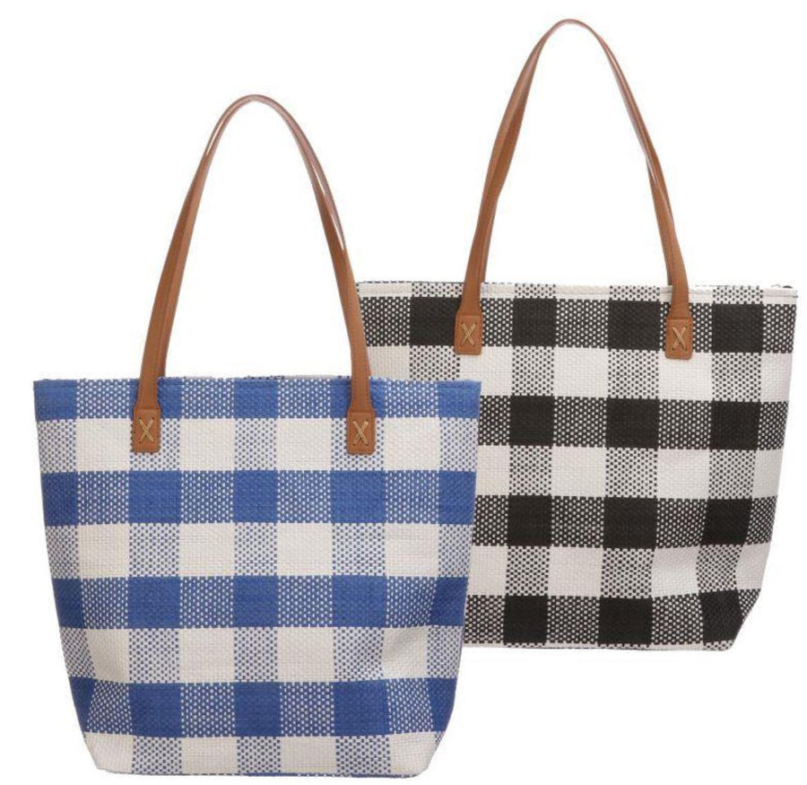 Gingham Tote Bag
